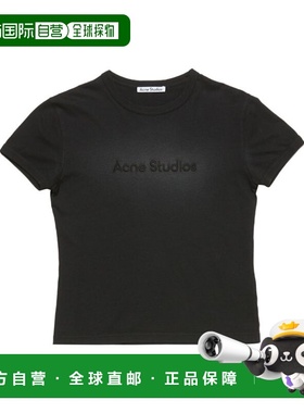 ACNE STUDIOS 女士T恤 AL0457BM0 SS2025 黑色