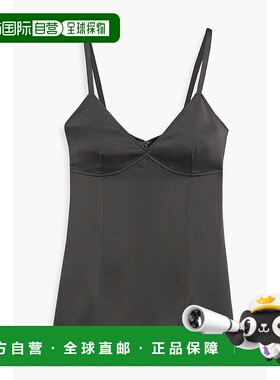 1h可退 潮奢 TOTÊME 女士 缎面绉纱吊带背心 234WRTWTP014FB0020L