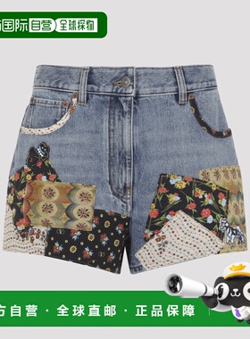 VALENTINO 女士短裤 8B3DD2AW9YB558 SS2026 蓝色 SHORT DENIM RI