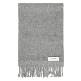 Cashmere CELINE scarf 灰色 AW2025 女士围巾 AA0FP2K7709GM