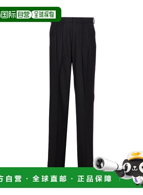 1h可退 TOM FORD 男士休闲裤 PLMD01W0056NAA AW2025 黑色直筒裤