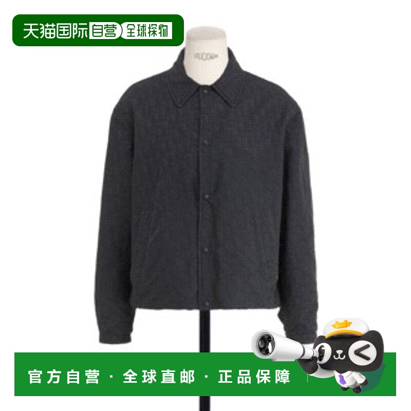 1h可退 DIOR 男士夹克 593C418B3062C989 SS2025 黑色 翻领夹克