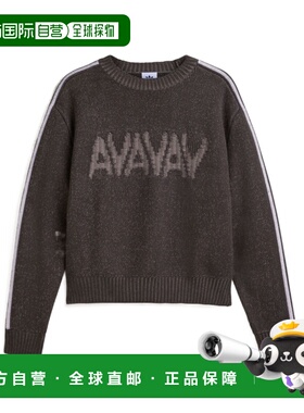 ADIDAS 女士卫衣 JZ0620 AW2025 灰色 ADIDAS X AVAVAV 针织衫