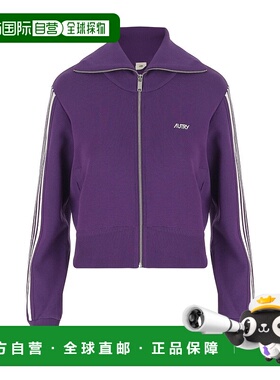 AUTRY 女士西服 JAPWB7KV SS2025 紫色 logo拉链休闲夹克