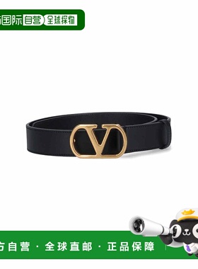 1h可退 潮奢 valentino 华伦天奴 女士 黑色皮带腰带 7W2T0SM3IYR