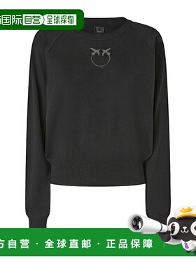 PINKO 女士卫衣 105417A18MZ99 AW2025 黑色长袖