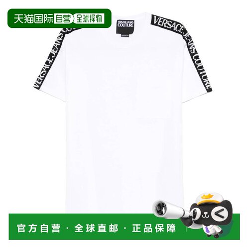 1h可退 VERSACE JEANS 男士T恤 77GAHC02CJ01C003 AW2024短袖男装