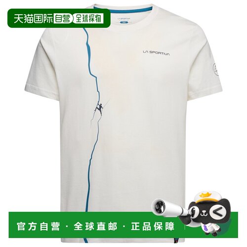 LA SPORTIVA 男士户外T恤 2163674CHALKLAKE CO 白色