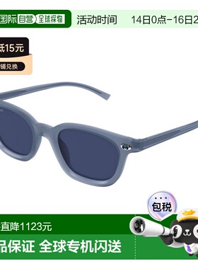 GUCCI 男士眼镜 GG1946S004 AW2025 古驰 蓝色框架太阳镜