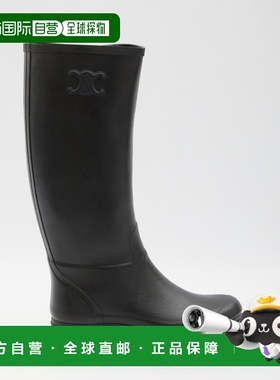 CELINE 女士高跟鞋 357387001C38NO CO 黑色 TRIOMPHE高筒雨靴