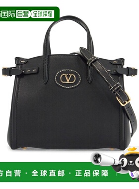 VALENTINO 女士斜挎包 WB0R20CVC0NO SS2025 黑色 徽标单肩包