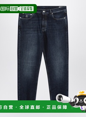 1h可退 潮奢 Brunello Cucinelli 布内罗 古奇拉利 男士 蓝色水洗