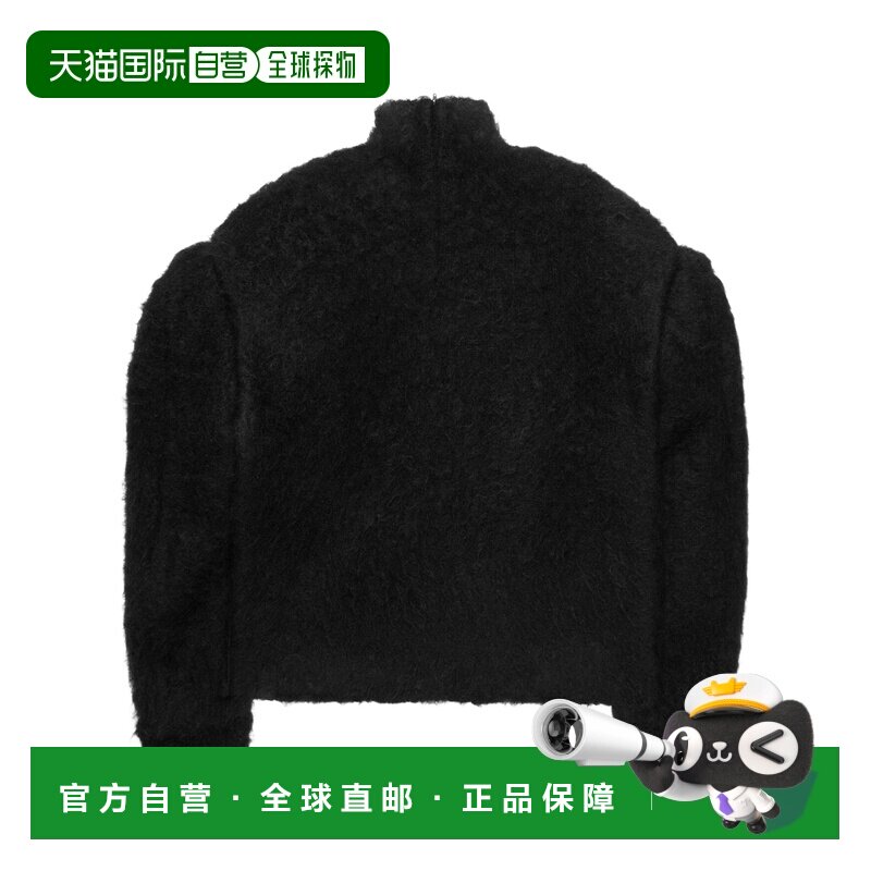 ACNE STUDIOS 女士外套 A60633900 CO 黑色 漏斗领针织衫图片