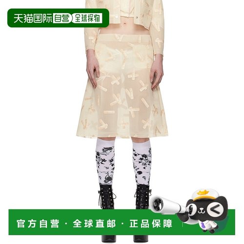 1h可退 潮奢 Ashley Williams 女士 灰白色 Bandaid 半身裙 AWAW2