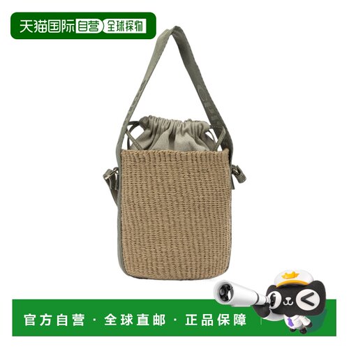 CHLOÉ 女士斜挎包 C23AS381L183D6 SS2026 棕色 抽绳单肩包
