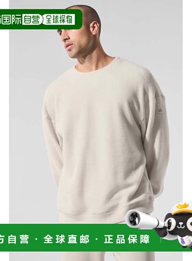 alo yoga Triumph Restore 圆领运动舒适长袖卫衣 男款m3242rBlac