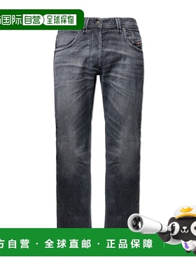 DIESEL 男士牛仔裤 00C06P09N4902 SS2026 黑色 腰带环牛仔裤