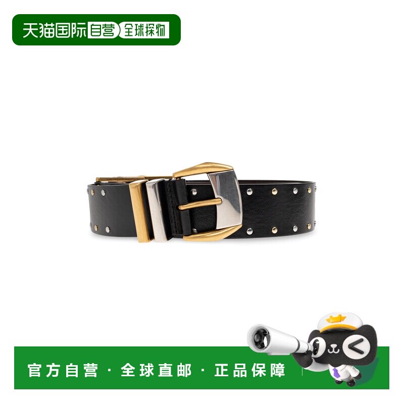 VERSACE 男士腰带 10253641A184951B00X AW2026 黑色