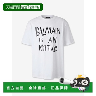 BALMAIN男士 GH1EG225GF40GABBLANCNOIR 衬衫