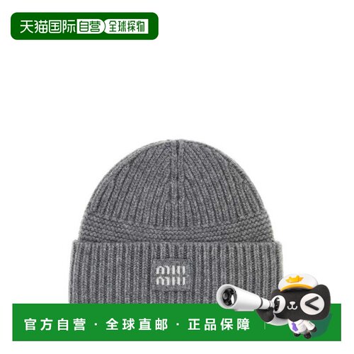 MIU MIU 女士帽子 5HC5392F8SF0031针织帽包头帽