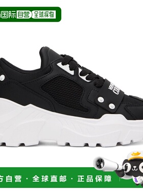 1h可退 潮奢 versace 范思哲 男士 黑色 Speedtrack 运动鞋 E74YA