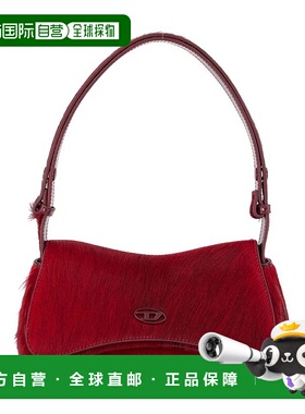 DIESEL 女士钱包 X10202P7968 AW2025 红色 Diesel Play Pouch