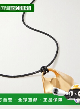 1h可退 潮奢 KHAITE 女士 荷花中号皮革镀金项链 10141027吊坠
