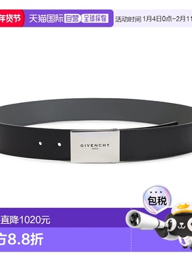 GIVENCHY 男士腰带 BK407NK21Q002 SS2026 黑色 METAL PLAQUE BEL