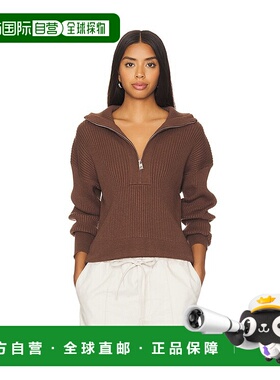 1h可退 潮奢 VARLEY 女士 Janie 半拉链针织毛衣 VAR01701