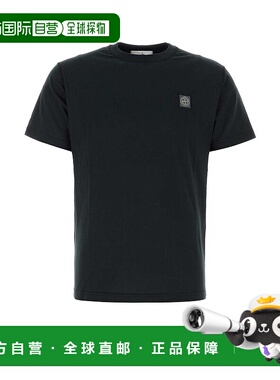 STONE ISLAND 男士T恤 801523757A0029 AW2024 黑色短袖