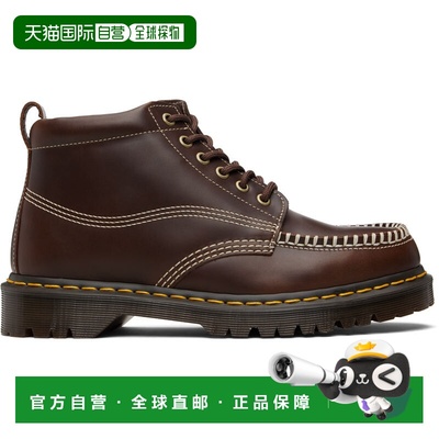 1h可退 潮奢 Dr. Martens 马丁大夫 男士 棕色 Leather Lowell Ch