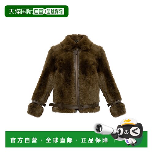 1h可退 TOM FORD 女士外套 CSF683FUL024FG815 AW2025 棕色皮草