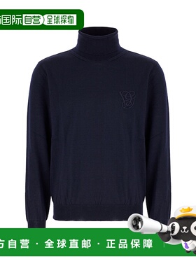 1h可退 潮奢 valentino 华伦天奴 男士 海军蓝羊毛毛衣 7V3KC34RB