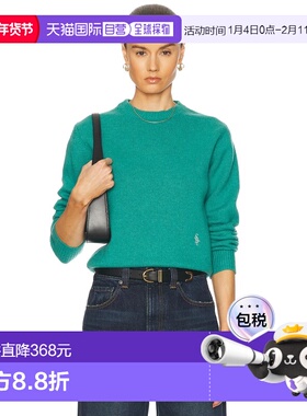 1h可退 潮奢 SPORTY & RICH 女士 SRC 圆领毛衣 WS006514302GR37