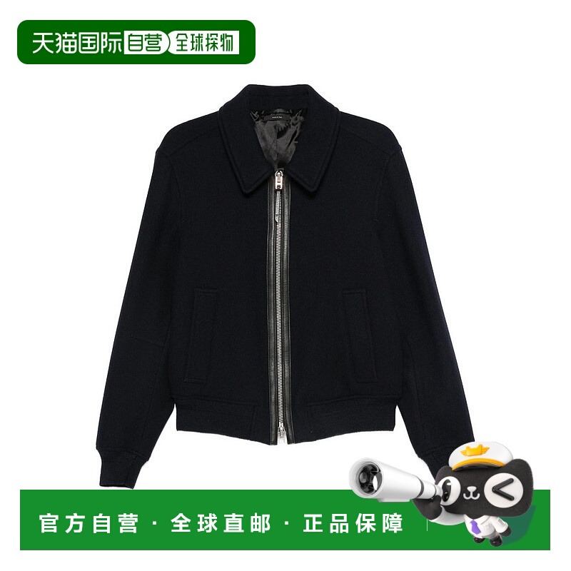 1h可退 TOM FORD 男士大衣 OBB016FMW072HB825 AW2025 蓝色羊毛