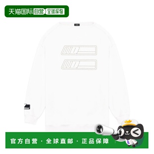 男士 白色 针织毛衣 SS2022 徽标推图套头 WDTS122538UWH WE11DONE