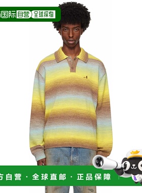 1h可退 潮奢 Awake NY 男士 多色 Ombre Collared Polo 衫 AWKFW2