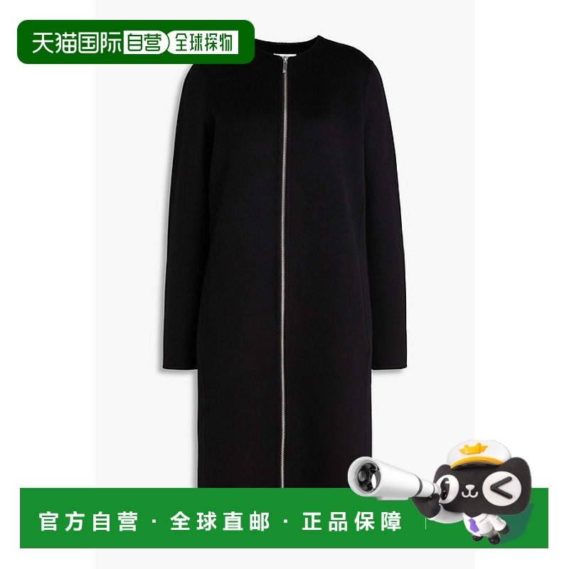 1h可退 潮奢 TOTÊME 女士 羊毛毡大衣 242WRO1705FB0006001BLACK