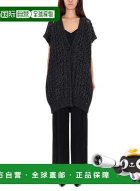 HERNO 女士马甲 MC00042DR701989300 AW2025 黑色 VEST WITH PERF