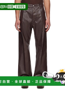 1h可退 潮奢 rick owens 瑞克 欧文斯 男士 棕色 Hollywood Coate