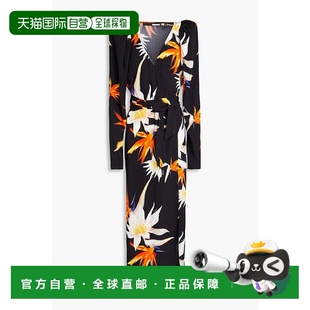 潮奢 女士 ROTATE CHRISTENSEN 印花缎面提花中长 BIRGER 1h可退