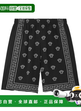 VERSACE 男童短裤 10182681A130575B040 SS2025 黑色