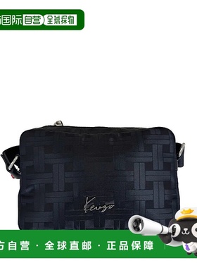 KENZO 男士单肩包 FF65SA518F2299 AW2025 黑色 Shoulder bag wit