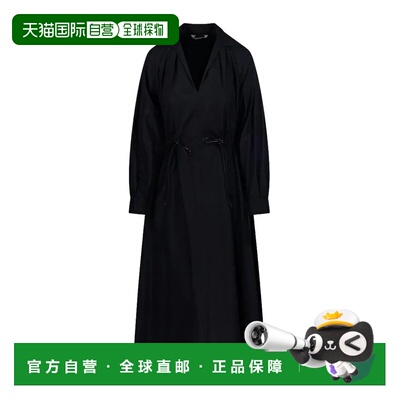 1h可退 MAX MARA 女士连衣裙 26112211626E15 SS2026 黑色 Cotton