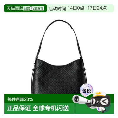 TORY BURCH 专柜款 T Monogram皮质女士单肩手提包 175641