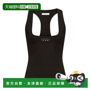 男士 黑色 T恤 AW2024 方领背心 FW24AWTP0045FA01BLK AREA