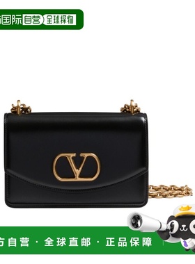 VALENTINO 女士斜挎包 WB0R17GCB0NO CO 黑色 VAIN 亮面小牛皮小