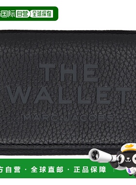 1h可退 潮奢 Marc Jacobs 马克 雅可布 女士 黑色 The Trifold 钱
