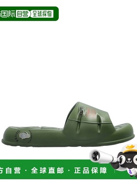 KENZO 男士凉鞋 FF55MU210E5050 SS2025 绿色 圆头拖鞋