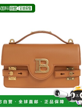 BALMAIN 女士手提包 GN1DA828LCRU8FF SS2026 棕色 Handbag ‘B-B